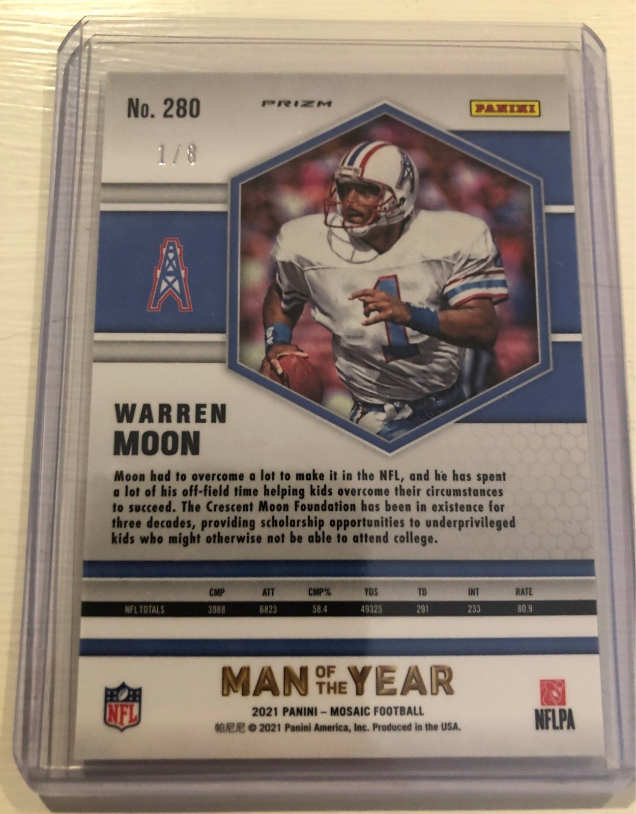 Warren Moon Mosaic Black Gold 1/8 offers