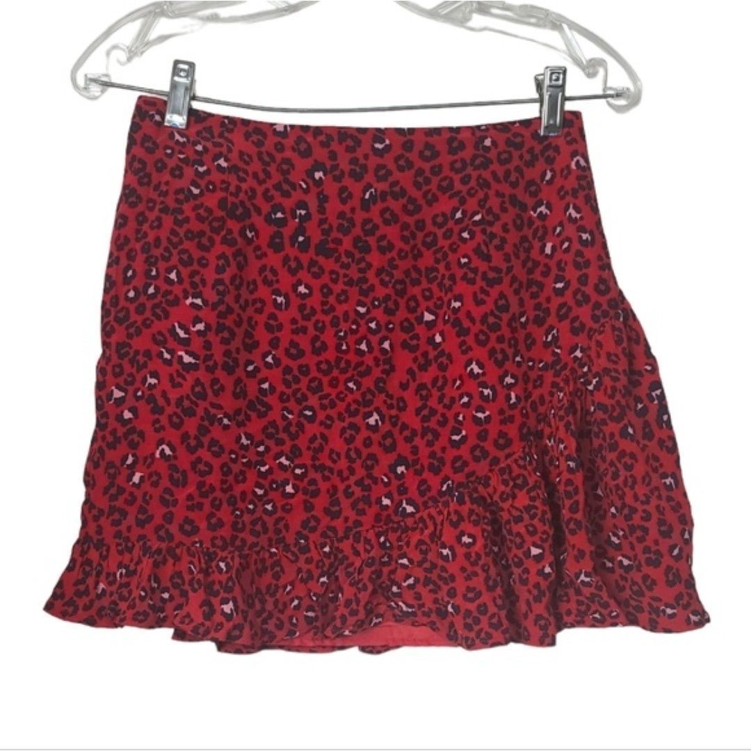 【新品】ハーリップトゥ　Plaid Jacquard Midi Skirt　M New】Herlipto Plaid Jacquard Midi Skirt M