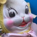Cute HTF Antique 1920s Yellow Bunny Rabbit Wood Jack In The Box WORKS