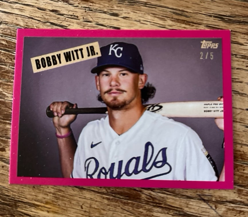 Bobby Witt Jr. Topps 5 Card Lot