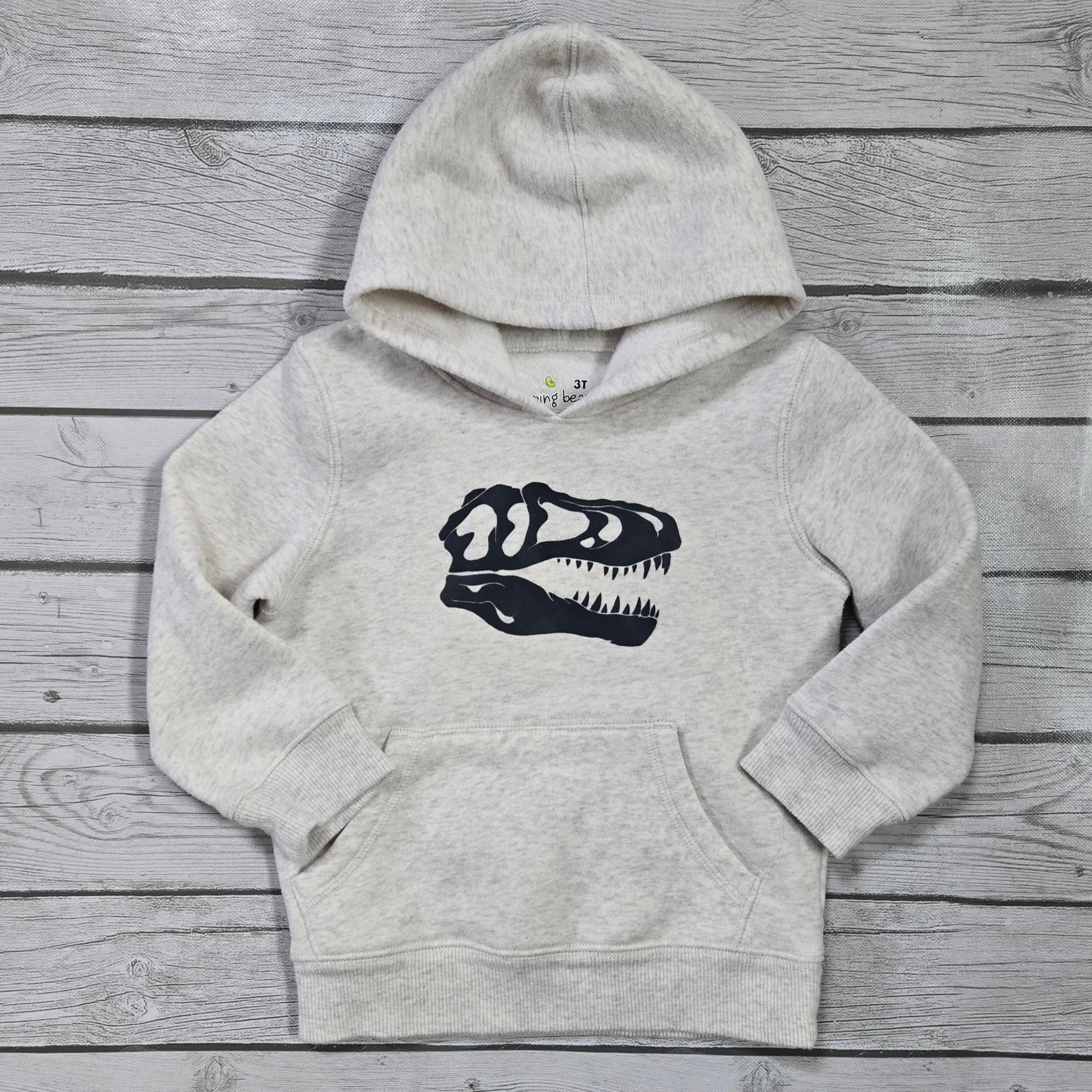 Dino Skull Hoodie - 3T