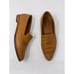 Patina Womens Shoes Brown Leather Flat Loafer Slip On Pointed Toe Classic US 8