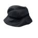 Mature Ha Womens Black Straw Boxed Hat Gross Grain Ribbon Summer Sun Paper Japan