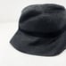 Mature Ha Womens Black Straw Boxed Hat Gross Grain Ribbon Summer Sun Paper Japan