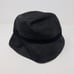Mature Ha Womens Black Straw Boxed Hat Gross Grain Ribbon Summer Sun Paper Japan