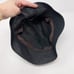 Mature Ha Womens Black Straw Boxed Hat Gross Grain Ribbon Summer Sun Paper Japan