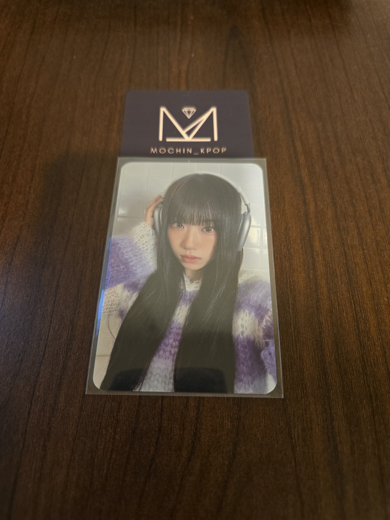 IZNA Sign Jungeun boardcast photocard