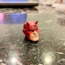 1/12 Wickwoo Daredevil head VCToys custom painted Marvel Legends Mafex