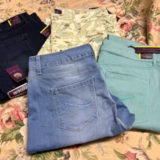 4 Pair Vanderbilt Jeans Jessa All Around Slimming Effect Curvy Skinny