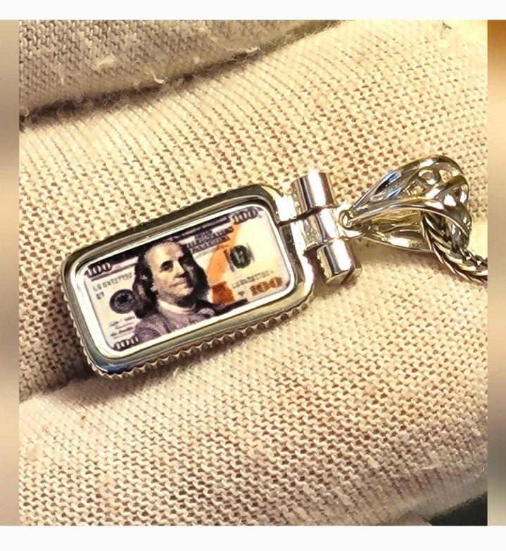 Vintage Handmade .925 Sterling Silver Pendant (1.3 long)