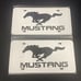 Mustang Brand New Front Vanity Metal Plate Frame Holder (2 Pack)