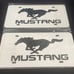 Mustang Brand New Front Vanity Metal Plate Frame Holder (2 Pack)