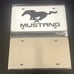 Mustang Brand New Front Vanity Metal Plate Frame Holder (2 Pack)