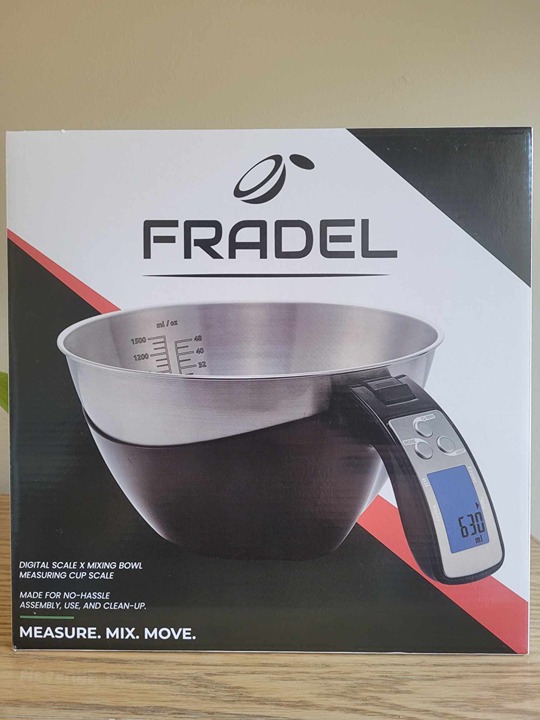 Fradel All-in-One Kitchen Scale with Bowl