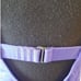 Athleta padded blue halter sports top