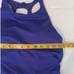 Athleta padded blue halter sports top
