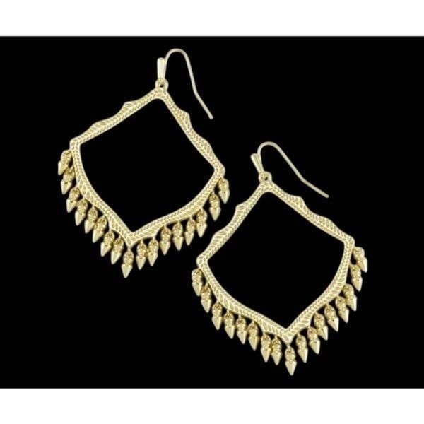 Kendra Scott NEW earrings -Lacy gold drop dangle earrings