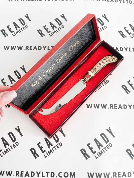Vintage Royal Crown Derby Imari Knife NEW IN BOX
