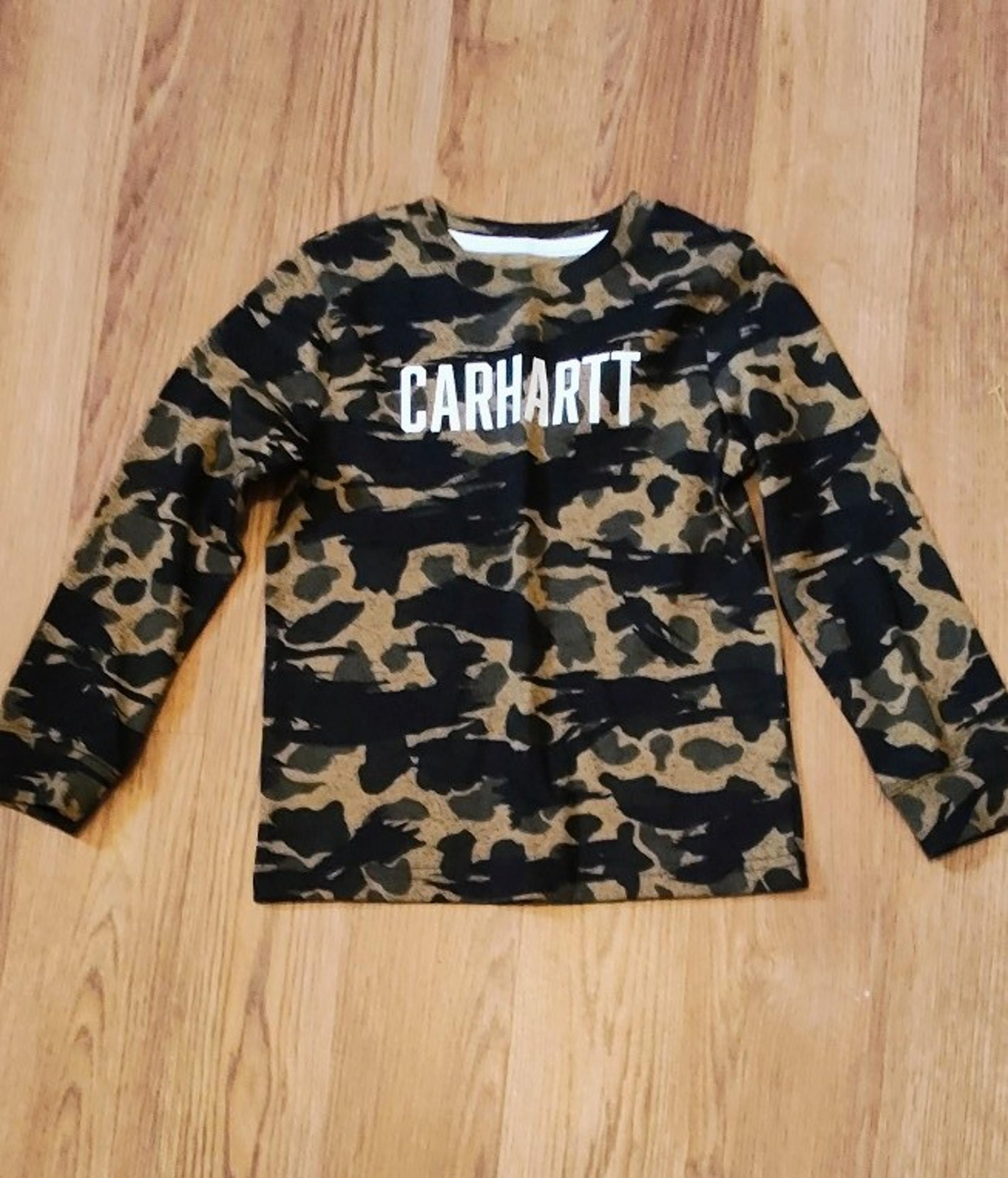 Carhartt boys camo long sleeve shirt size 3t like new no tags