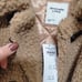 A&F Teddy coat L, nwt