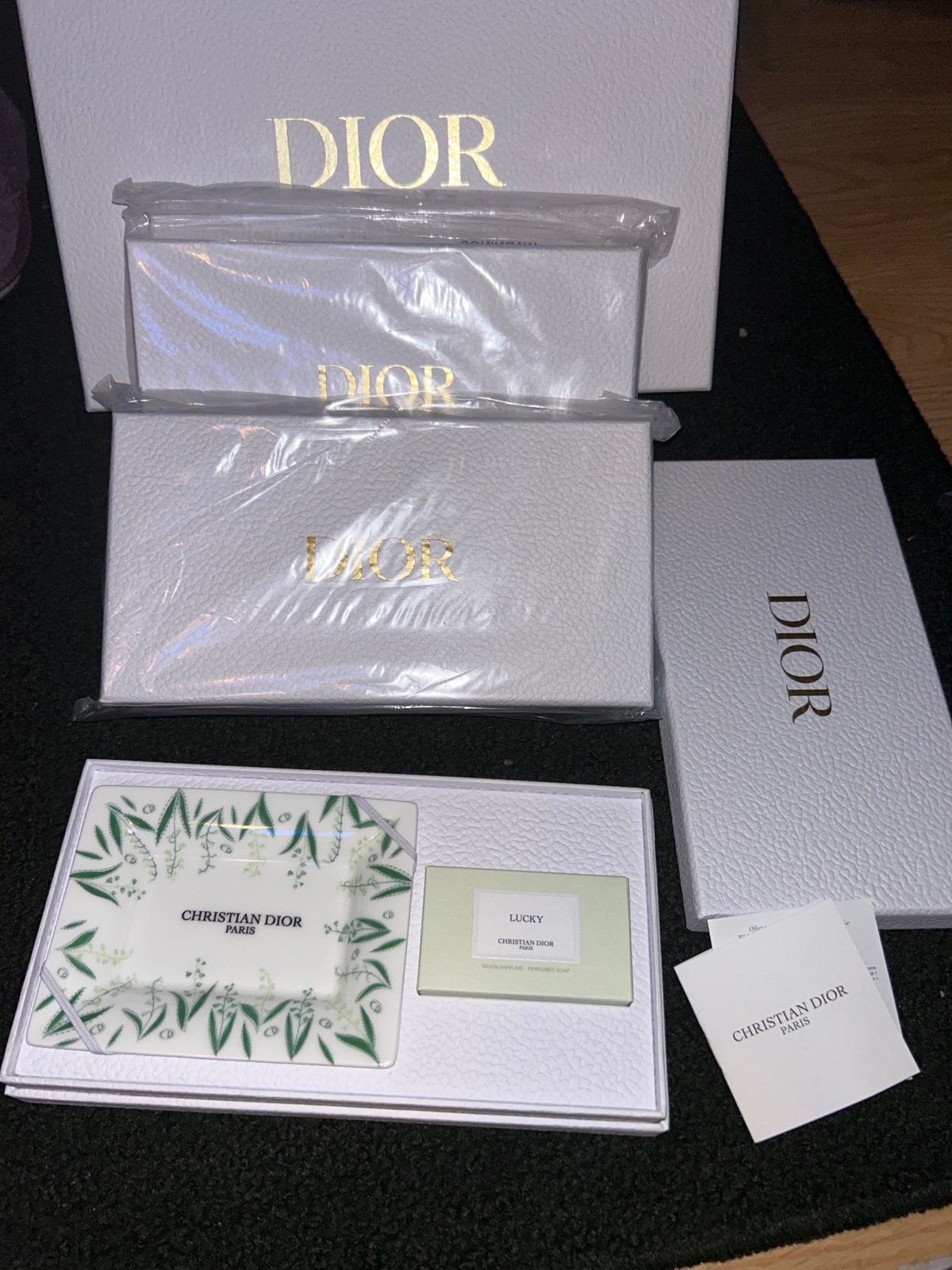 Dior soap holder