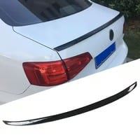 Painted Black For Volkswagen Jetta REAR TRUNK SPOILER 4DR Sedan 2015-2018