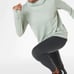 SWEATY BETTY Galvanise Running Hoodie Sweatshirt Mirage Green Size Large