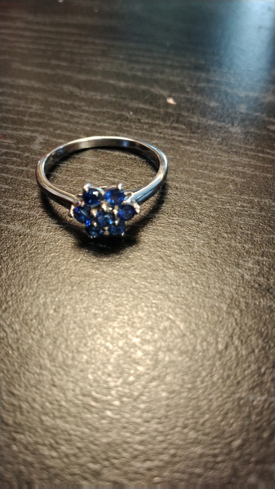 Kashmir Kyanite Floral Ring