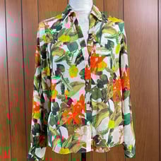 Alice + Olivia Silk Button-Down Shirt size S