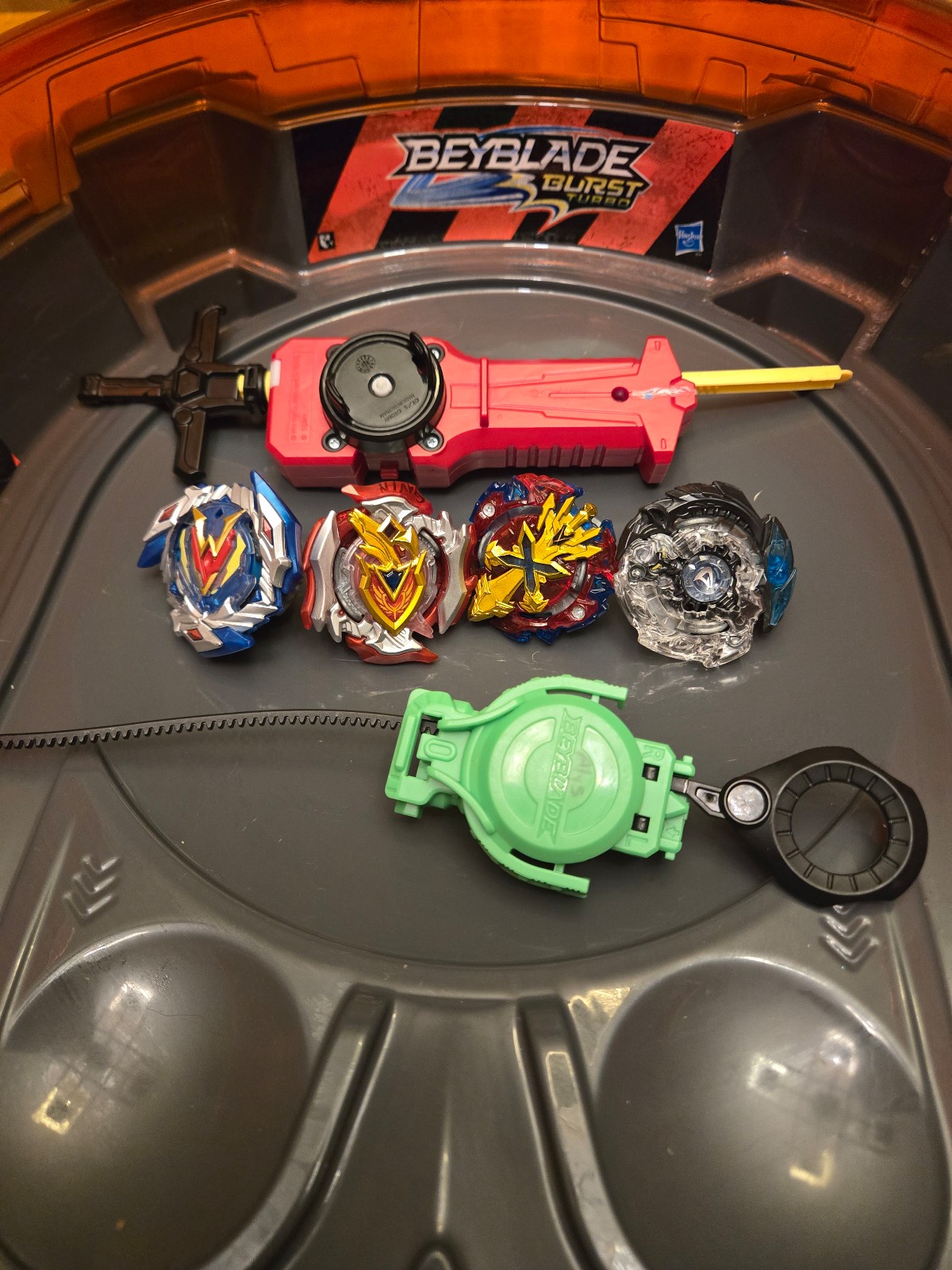 Beyblade Burst Stadium Area and Assortment of Bayblades
