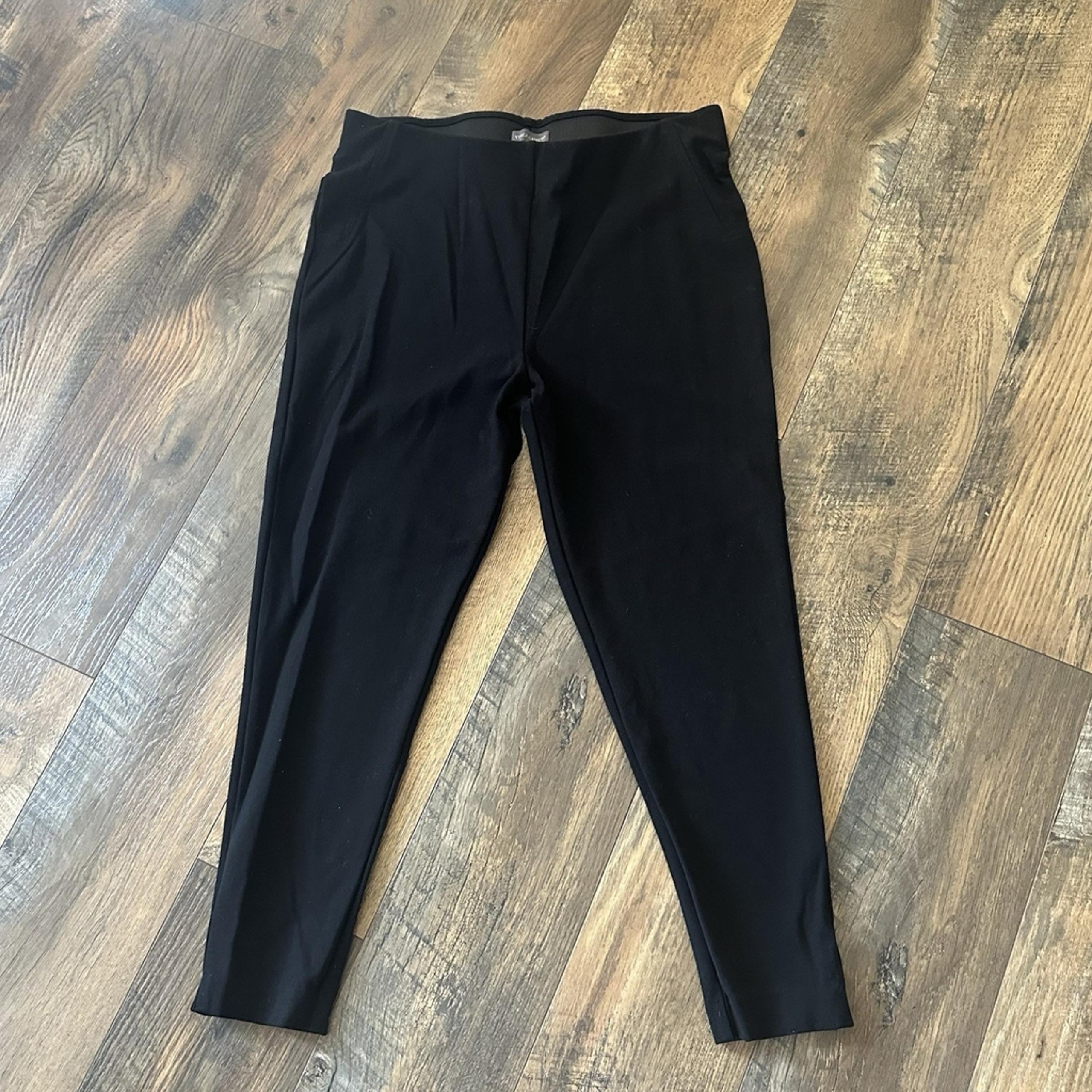 Vince Camuto Pull on Pants Women's Size Medium Black Stretch Leggings Activewear