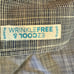 Orvis Wrinkle Free Button Down Dress Shirt Classic Houndstooth Pattern XL