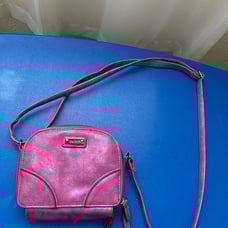 Vintage Women's Nicole Miller Purple Purse, 6.5