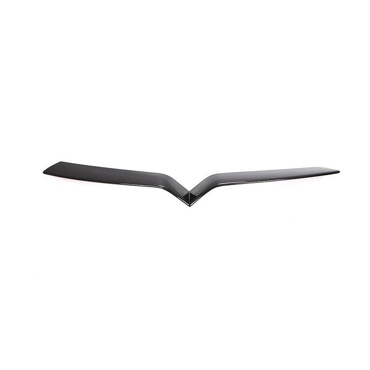 New Tesla Model X 2016-2023 Real Carbon Fiber Front Center Grille Cover Trim