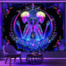 Blacklight Tapestry UV Reactive Skelton Wall Tapestry