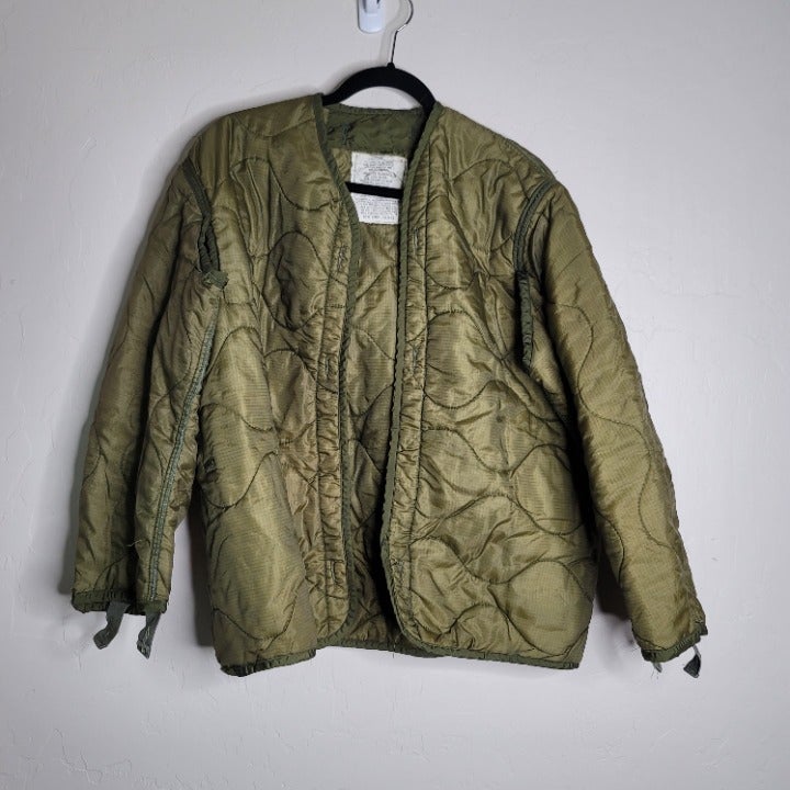 1978 GI US Military M-65 Field Jacket M65 Cold Weather Liner Size Medium Repair