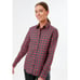 The Shirt by Rochelle Behrens Women's Exclusive Classic Red Plaid Icon Shirt L
