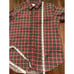 The Shirt by Rochelle Behrens Women's Exclusive Classic Red Plaid Icon Shirt L