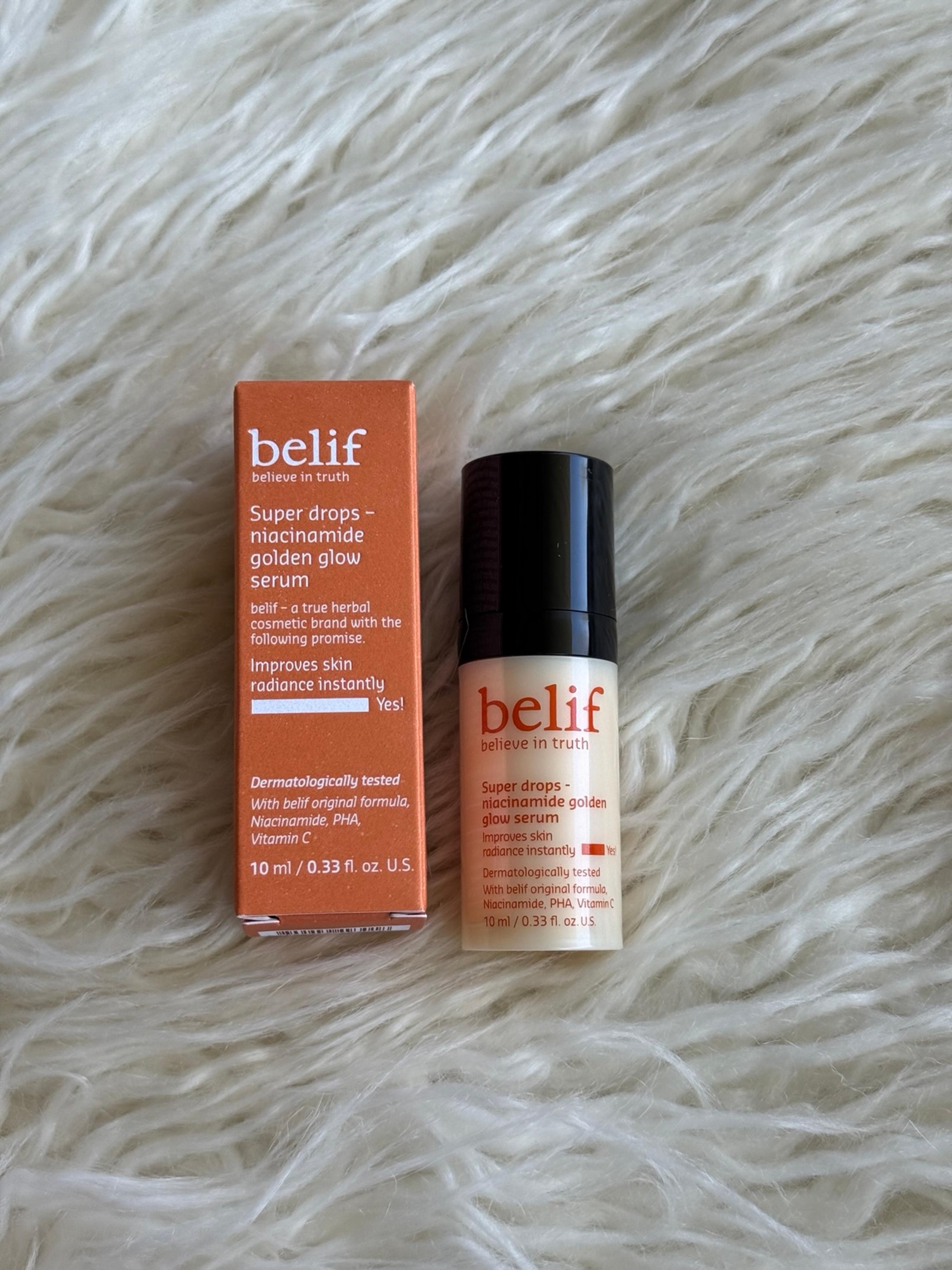 belif Super Drops Niacinamide and Vitamin C Golden Glow Serum