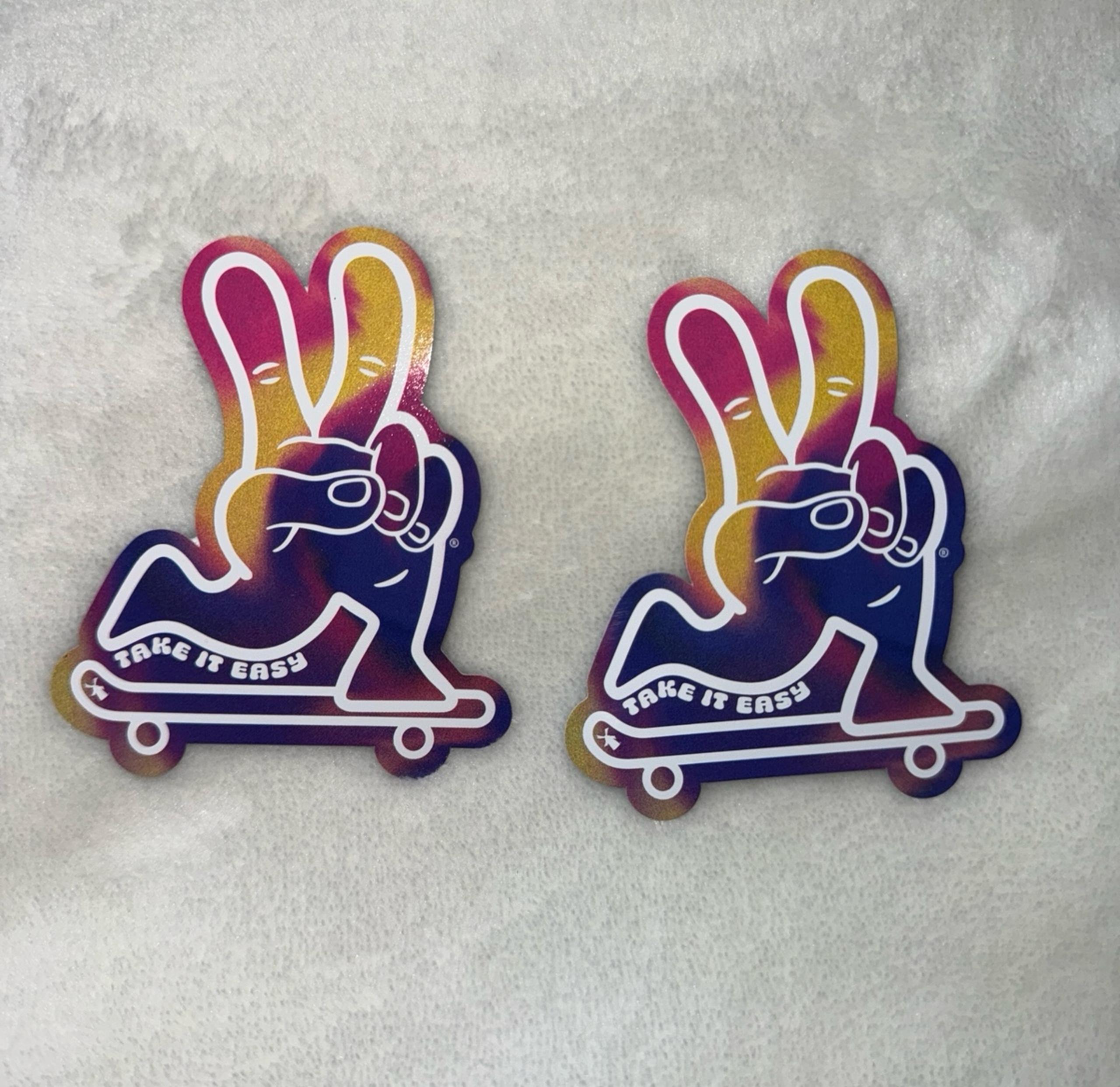 dutch bros peace sticker