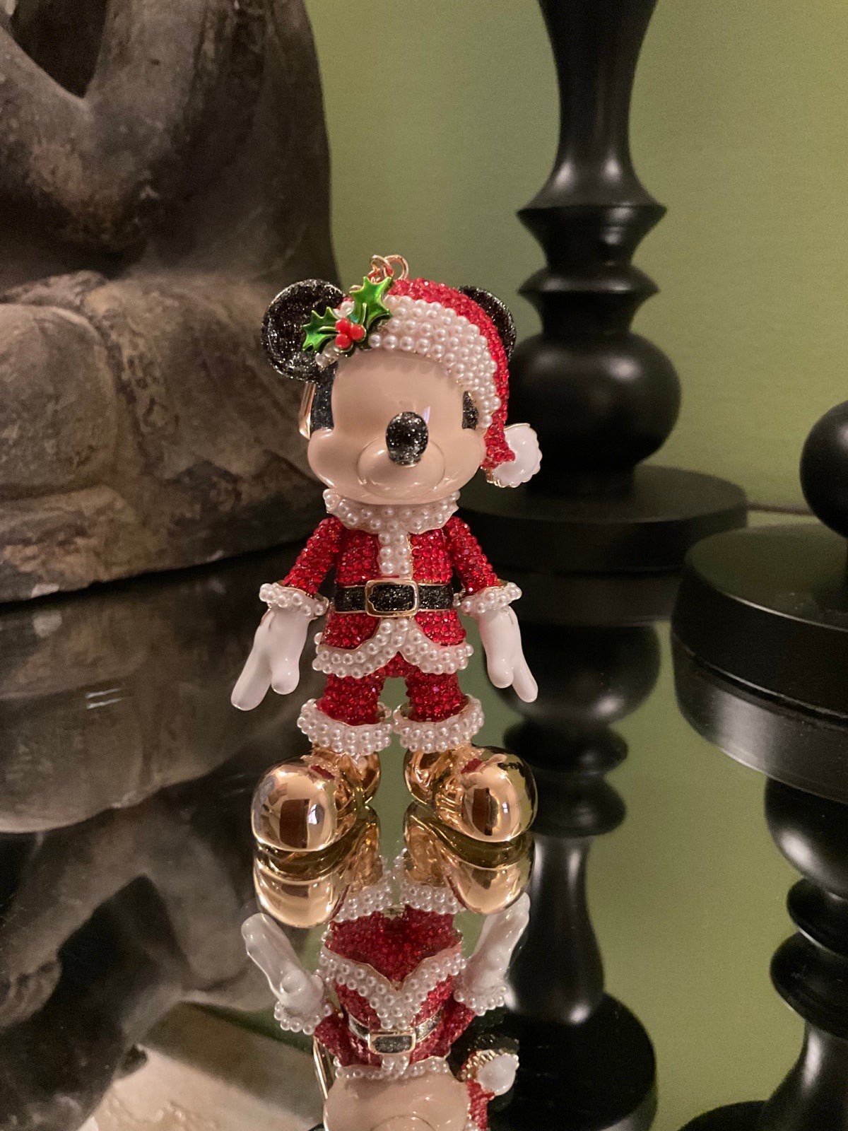 Disney x Baublebar Santa Mickey Mouse Bag Charm