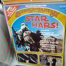 Vintage 1970s science and fantasy Star wars magazine