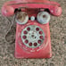 Vintage 1960s The Steel Stamping Co. Toy Phone