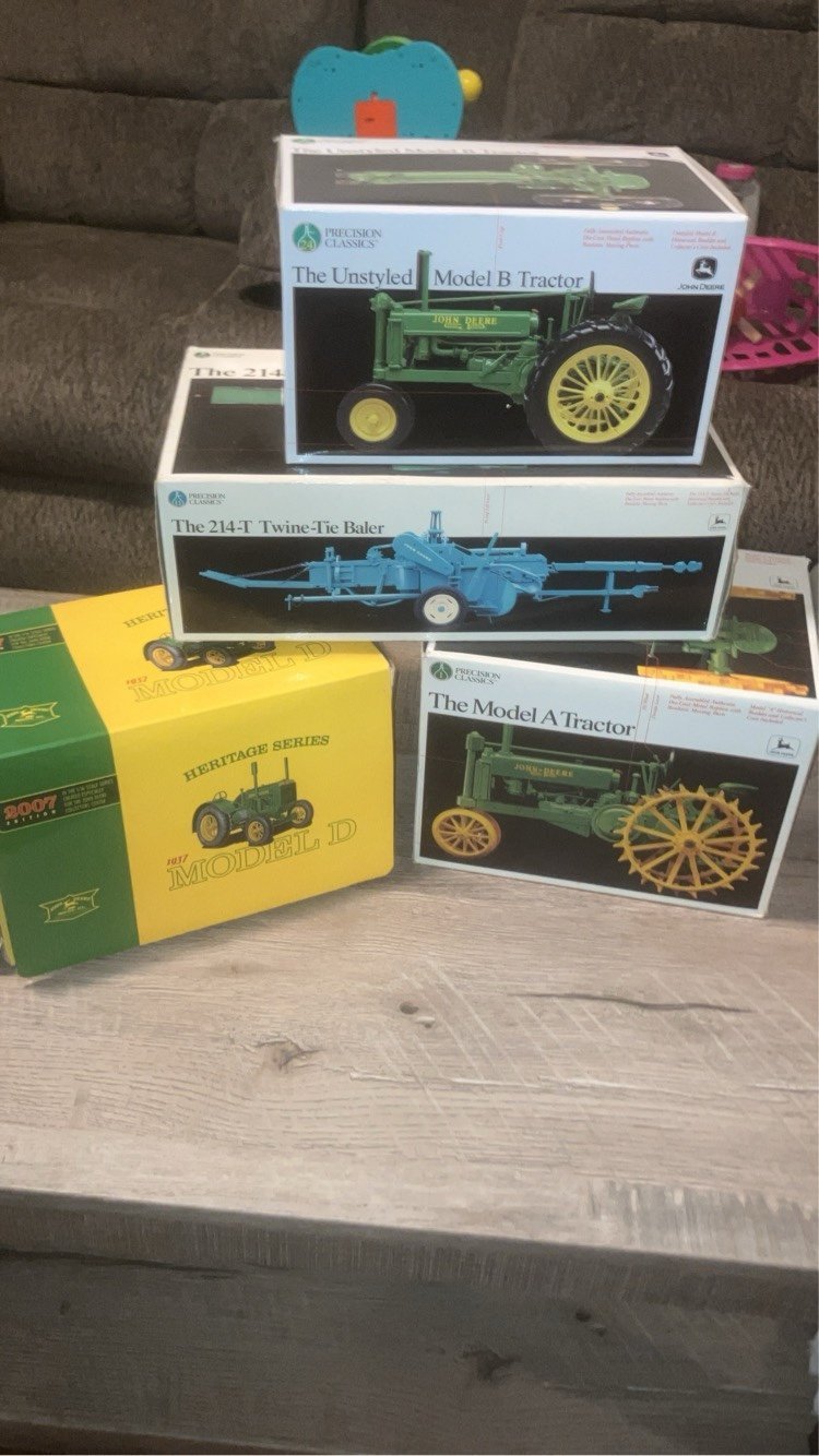 Vintage John deer tractors