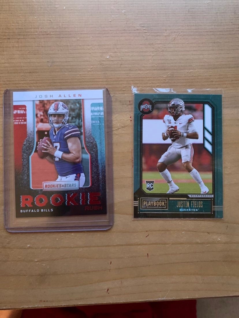 2018-21 panini Chronicles justin fields Josh Allen Rookie Card lot nm