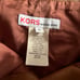 Michael Kors leather camel skirt