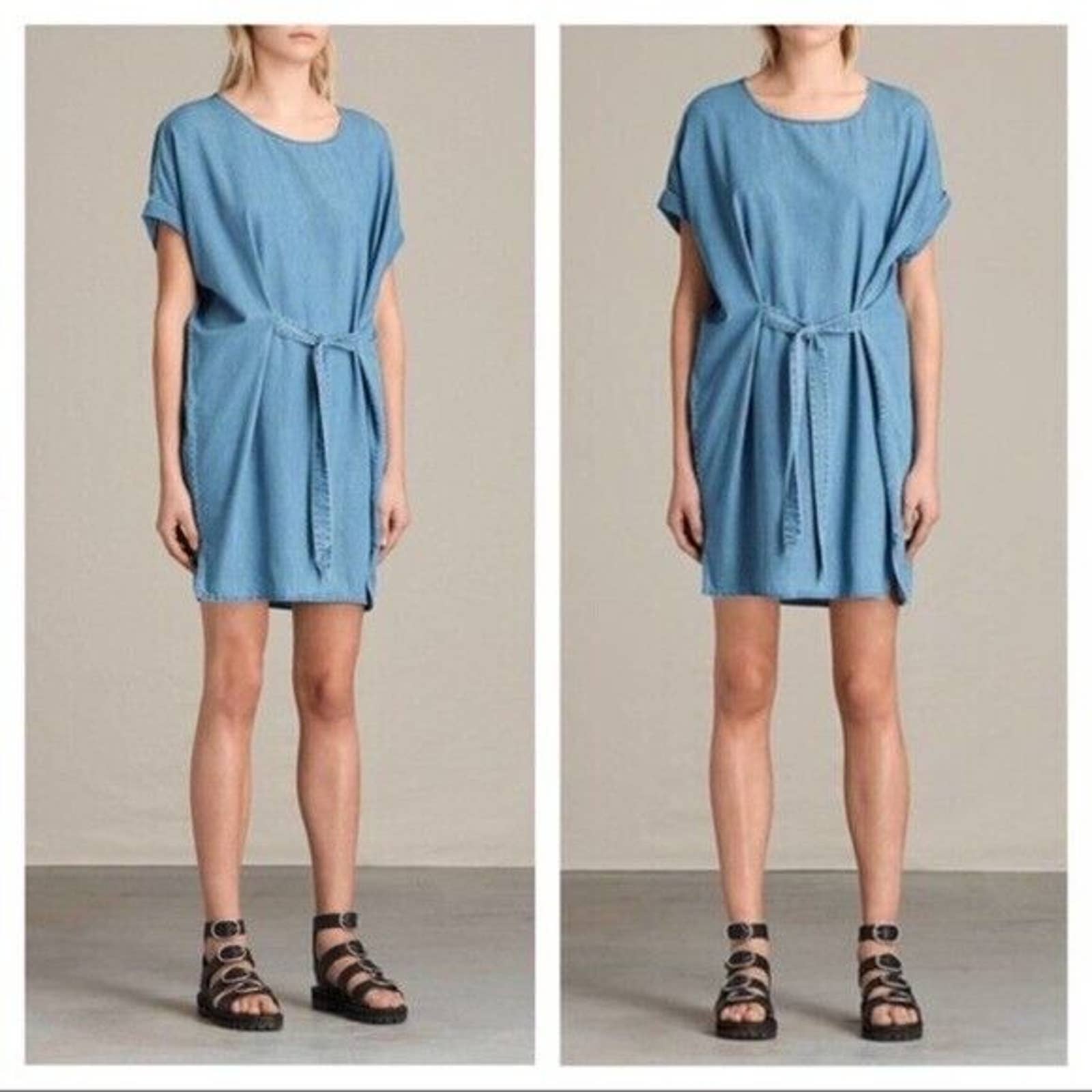 AllSaints Cold Shoulder Above Knee Mini Dresses Mercari
