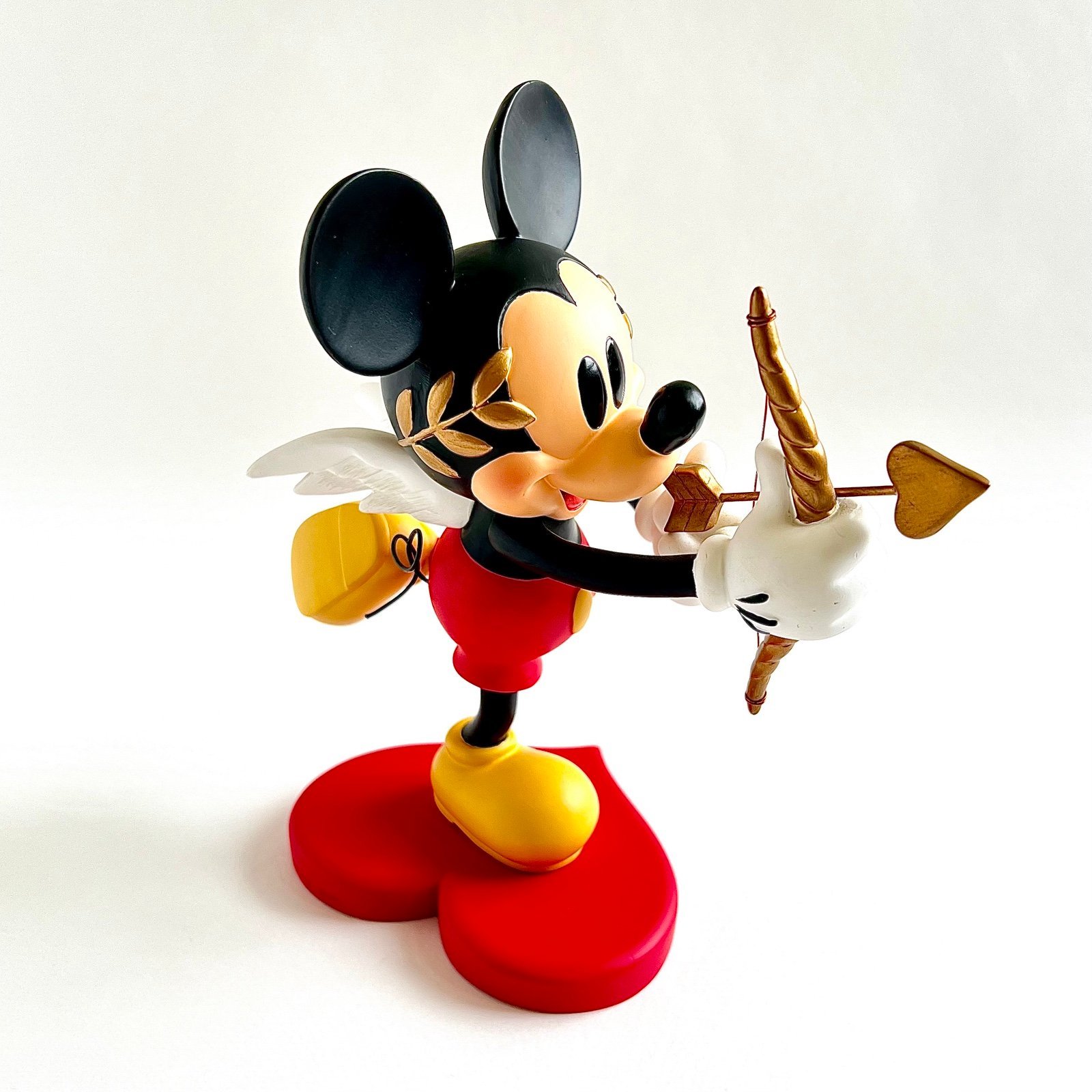 Disney Store Exclusive “Mickey Mouse Cupid Heart” Valentines Day Statue Figurine