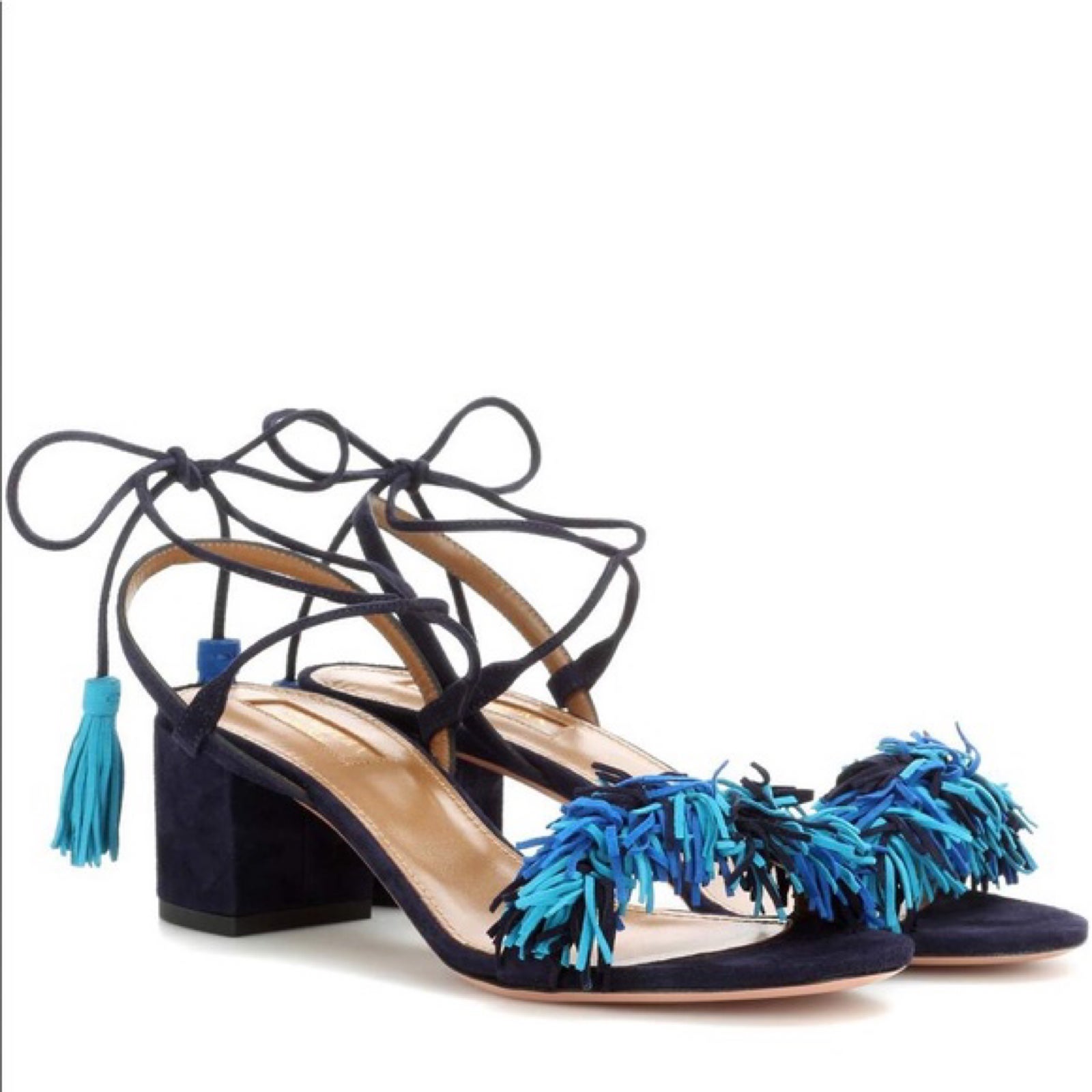 Aquazzura Leather Sandals Mercari
