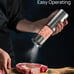 Electric Salt and Pepper Grinder Set Rechargeable with 6 Adjustable Coarseness,